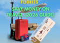 how to find cheap flights and save money on travel