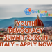 Youth Democracy Summit 2026 in Italy – Apply Now